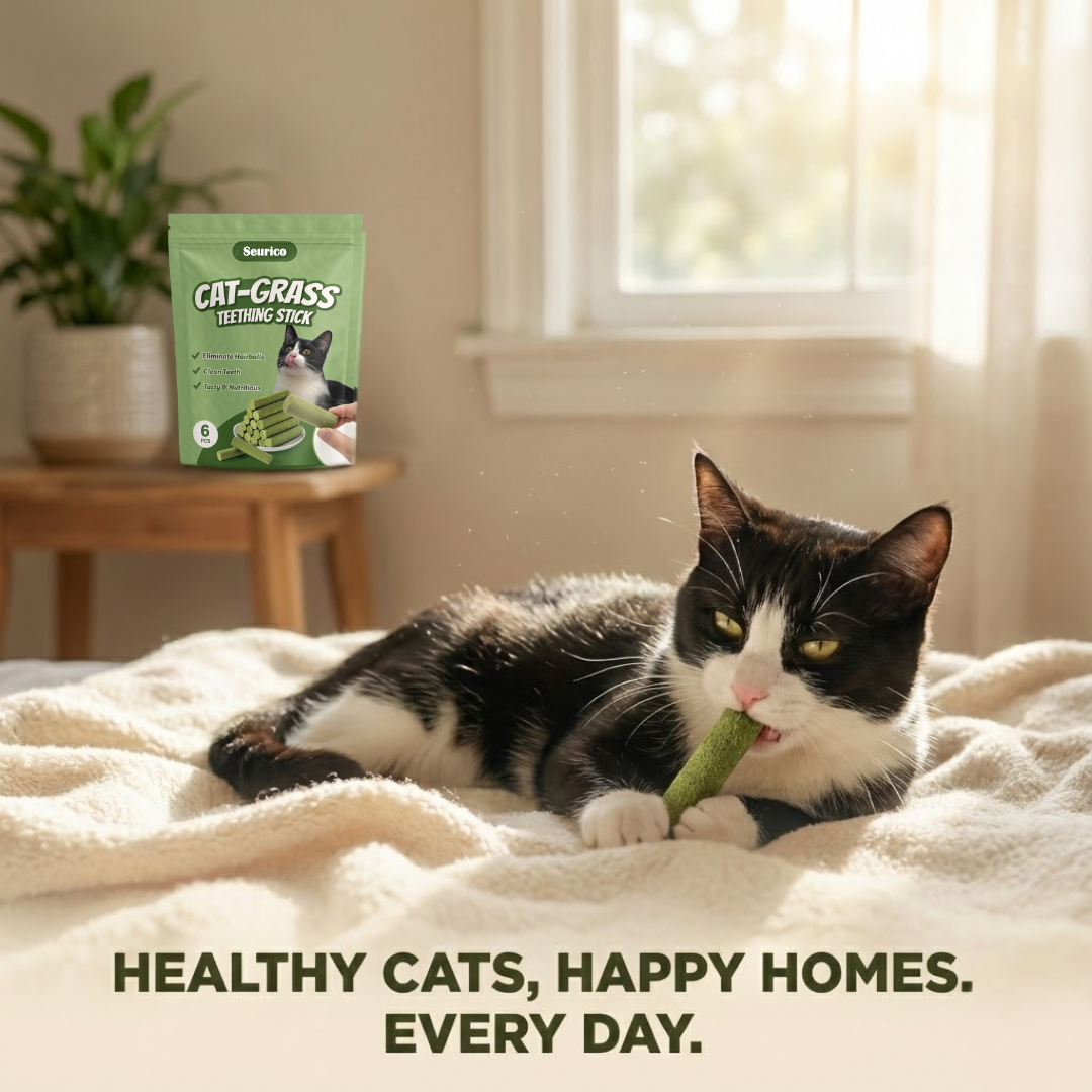 Cats’ Favorite Grass Teething Stick